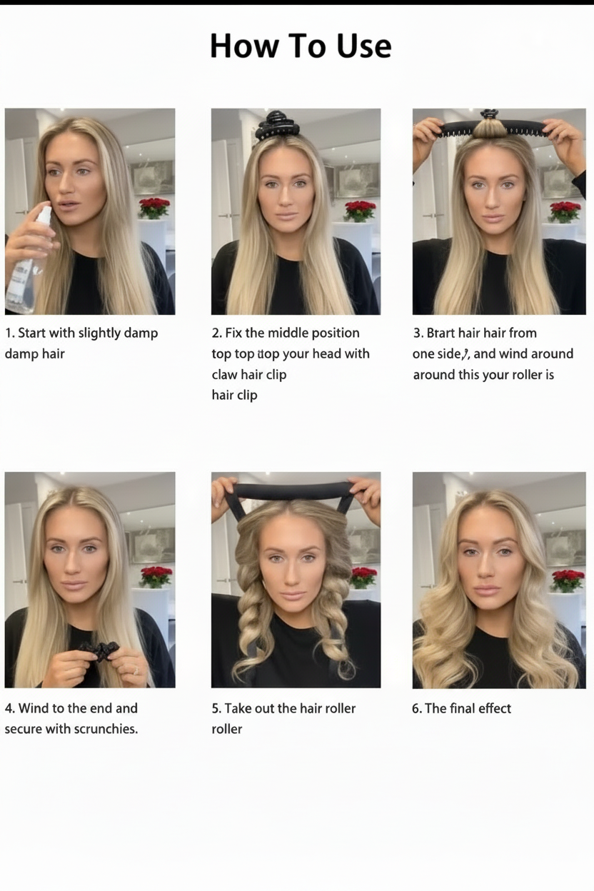 How To Use Heatless Curler