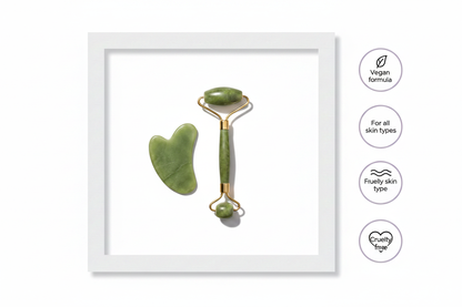 White Background Jade Product Frame Image